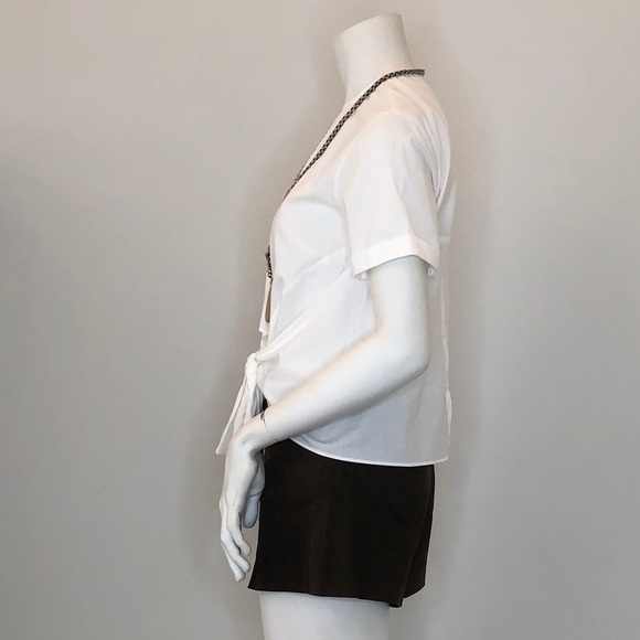 Nordstrom | BP. Tie Front Blouse | XXS - Picture 3 of 6